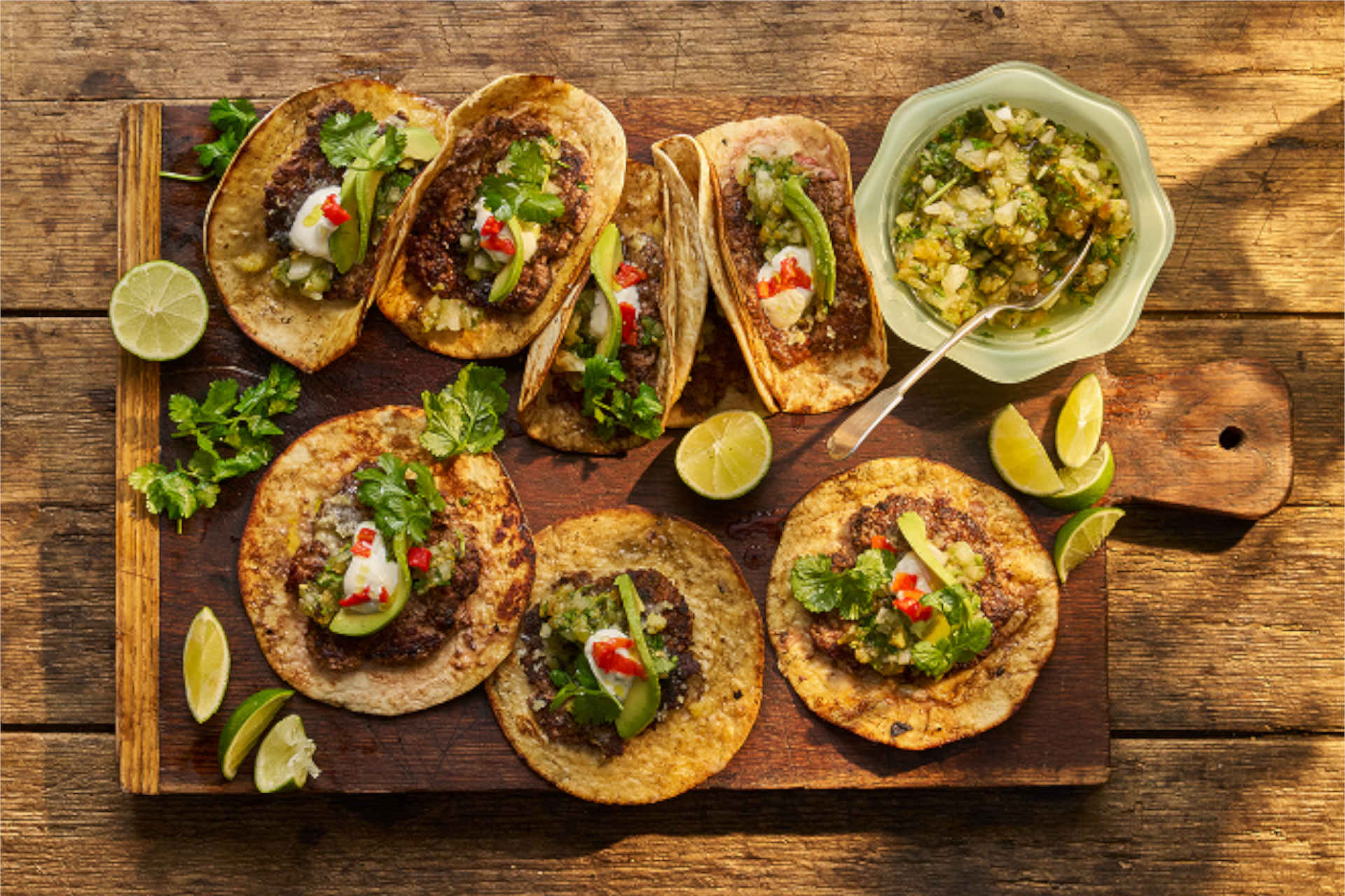Smashed Beef Tacos